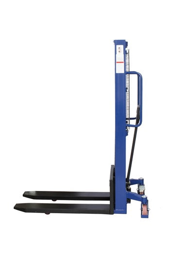 1000kg Manual Stacker Truck 1600mm lift height