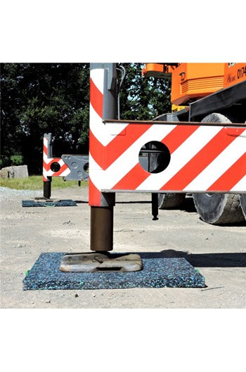 1000x1000x60mm Premium Square Outrigger Pad