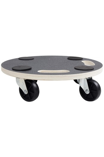 200kg Plywood Round Wooden Dolly Trolley 380mm