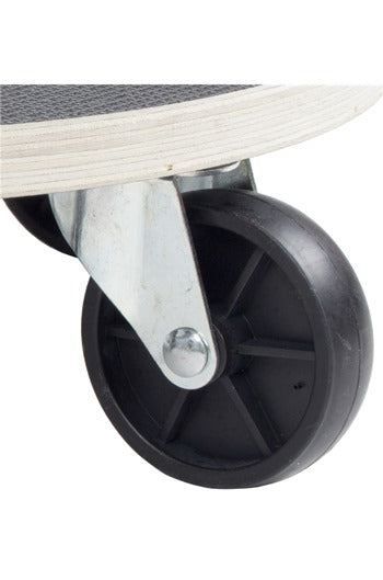 200kg Plywood Round Wooden Dolly Trolley 380mm