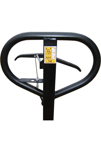 2mtr Extra Long Pallet Truck 2tonne c/w Hand Brake 540mm wide