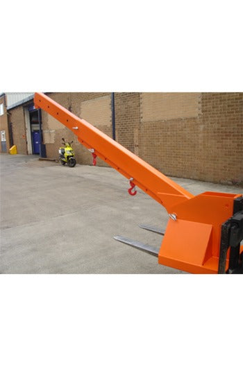 2tonne Fork Mounted Adjustable Height Extending Jib