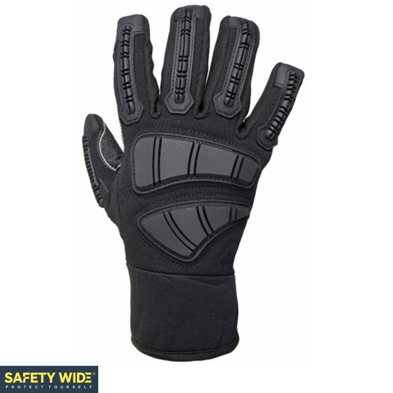 LifeGear Thermal-lined Cut Resistant Safety Impact Working Gloves