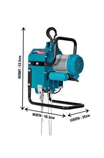 300kg 110volt Electric Endless Wire Rope Hoist (20mtr, 30mtr, 60mtr & 100mtr)