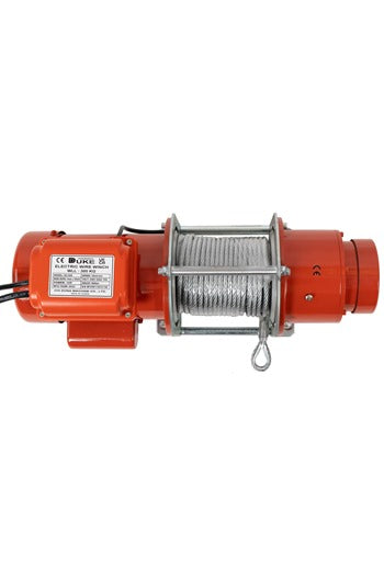 300kg 240volt Electric Wire Rope Winch c/w 30mtr Rope