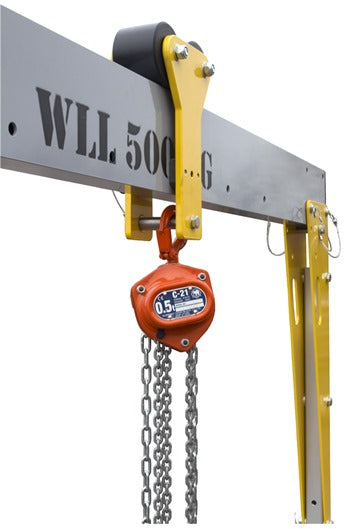 300kg Lightweight Aluminium Gantry c/w 5mtr Beam