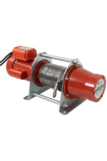 500kg 240volt Electric Wire Rope Winch c/w 45mtr Rope