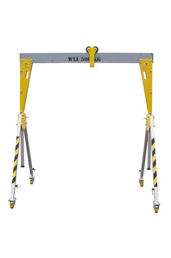 500kg Lightweight Aluminium Gantry c/w 2mtr Beam