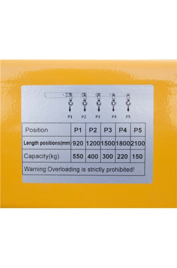 550kg Counterbalance Floor Crane