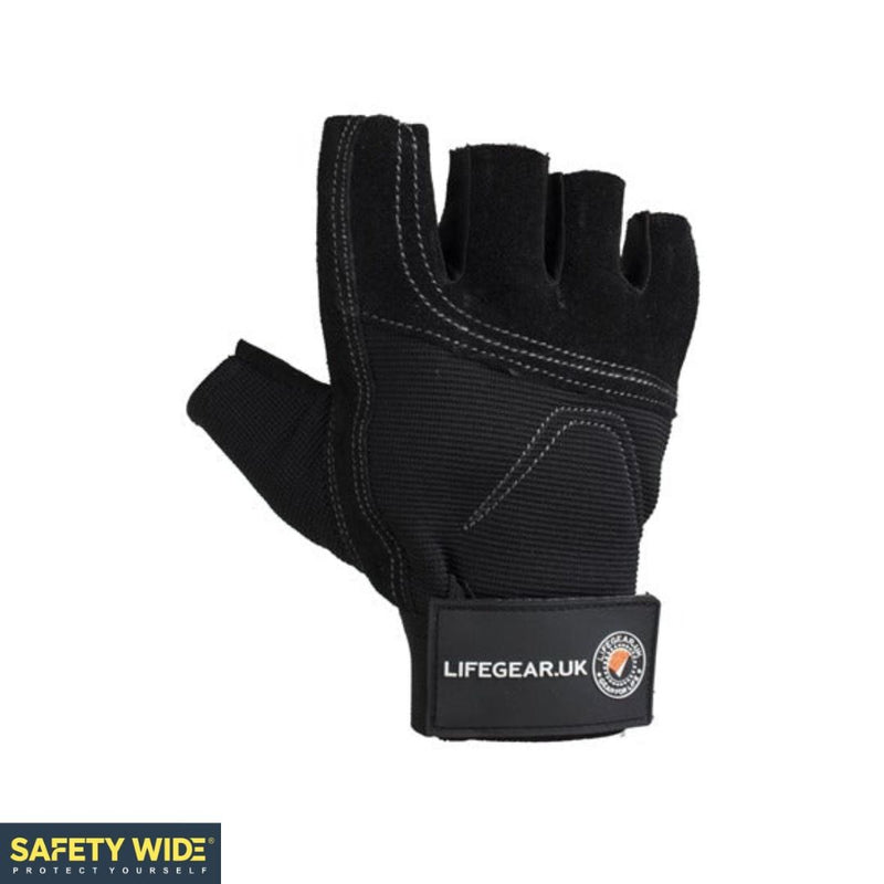 LifeGear High Performance Half Finger Impact Gloves