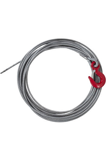 5mm x 20mtr Winch Rope c/w Latch Hook