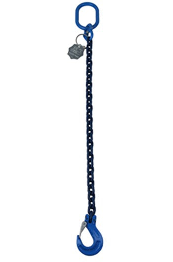6.7 tonne Grade 100 1Leg Chainsling c/w Latch Hook