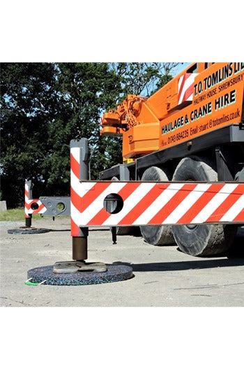 800x50mm Premium Round Outrigger Pad