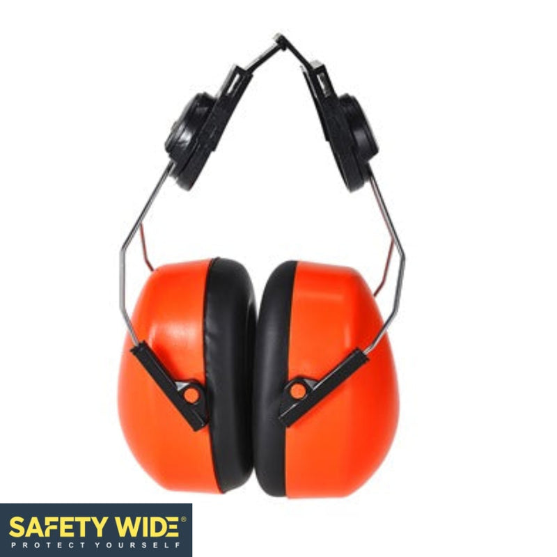 Portwest PS47 Endurance Orange Hi-Viz Clip-on Ear Defenders