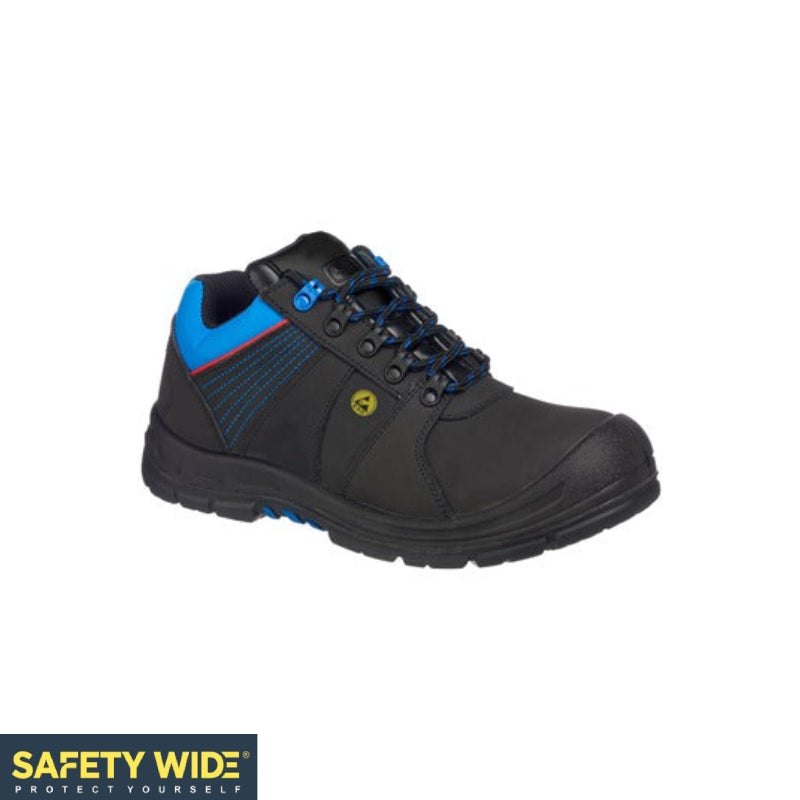Portwest FD27 Black/Blue Compositelite Protector Safety Shoe S3 ESD HRO
