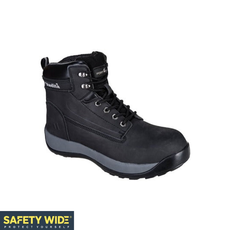 Portwest FW32 Black Steelite Construction Nubuck Boot S3 HRO