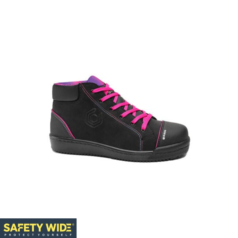 Base B0241B Black/Fuschia Margot Top Shoe S3 SRC