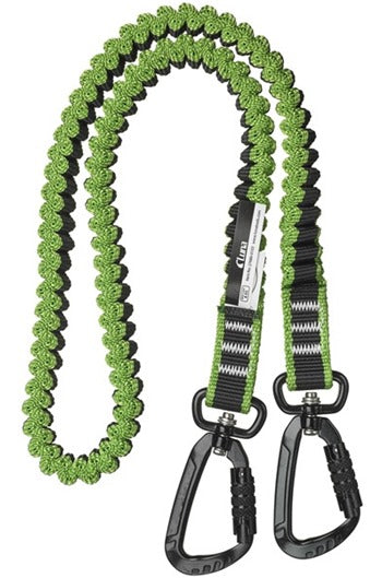 Abtech Safety 4kg Elastic Tool Lanyard with 2x Karabiners