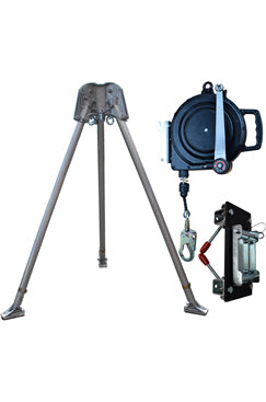 Abtech Safety CST7KIT Confined Space Tripod Kit with 30mtr Fall Arrest Recovery Winch