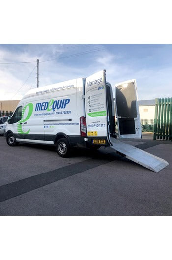 Alloy Ramp Fixed Folding Van Ramp 2.35mtr Length