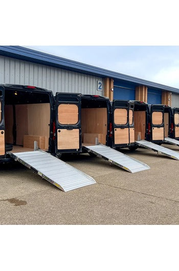 Alloy Ramp Fixed Folding Van Ramp 2.35mtr Length
