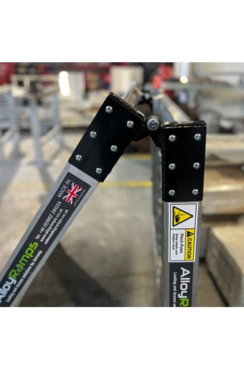 Alloy Ramp Fixed Folding Van Ramp 2.35mtr Length