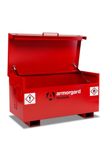 Armorgard FB2 FlamBank Hazardous Site Storage Box 1275x665x660mm ...