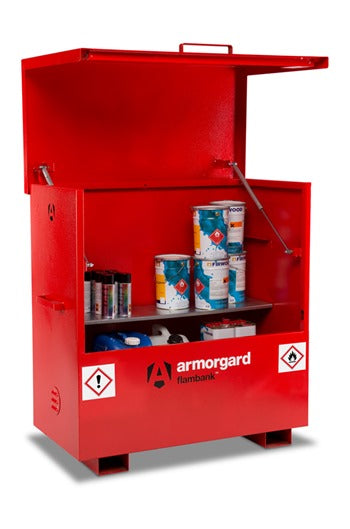 Armorgard FBC4 FlamBank Hazardous Site Storage Chest 1275x675x1270mm