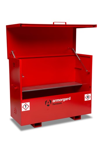 Armorgard FBC5 FlamBank Hazardous Site Storage Chest 1585x675x1275mm