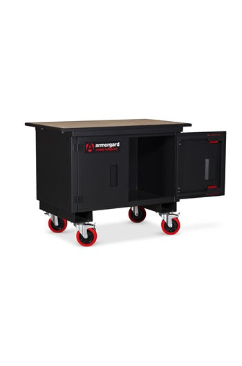 Armorgard MBH12 Mobile Tuffbench with Wooden Top