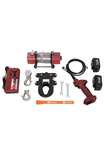 Battery Powered Portable Winch/Hoist Pulling force 750kg.