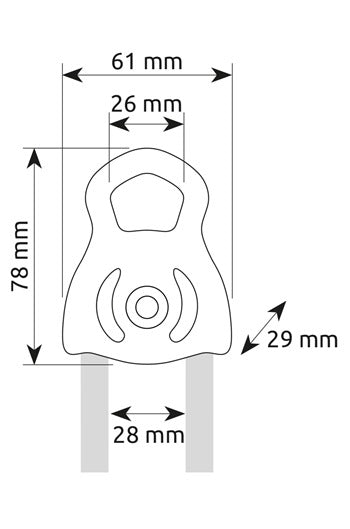 CAMP TETHYS 13mm Pulley