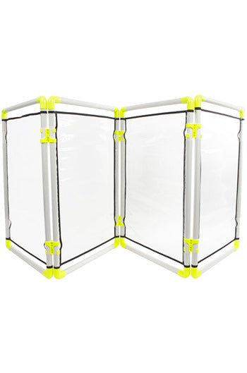 Clear 4-panel Safety Barrier