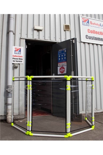 Clear 4-panel Safety Barrier