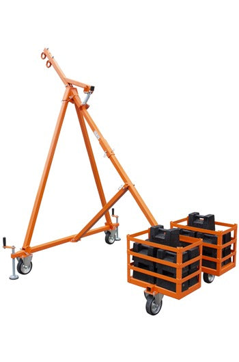 DW200 A-Frame Deadweight Anchor System c/w Test Weight Trolley