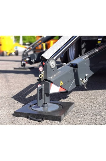 Ecolift 400x400x40mm Recessed Square Outrigger Pad