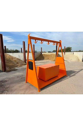 Eichinger Chain Storage Rack c/w Lockable Sling Store