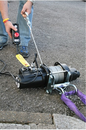 Electric Winch, 240 volt , Lifting capacity 500kg c/w