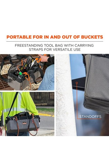 Ergodyne ARSENAL 5844 Large Bucket Truck Tool Bag with Tool Tethering Attachment Points