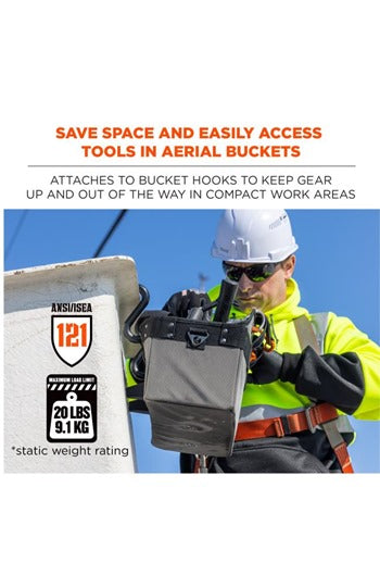 Ergodyne ARSENAL 5844 Large Bucket Truck Tool Bag with Tool Tethering Attachment Points