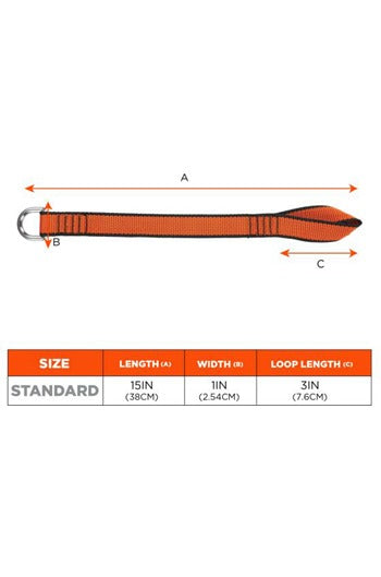 Ergodyne SQUIDS 3174 Anchor Choke Strap for Tool Tethering - 12kg