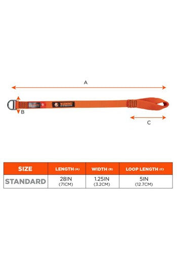 Ergodyne SQUIDS 3177 Anchor Choke Strap for Tool Tethering - 27kg