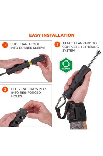 Ergodyne SQUIDS 3745 Tool Grip and Tether Attachment Point (2-pack)