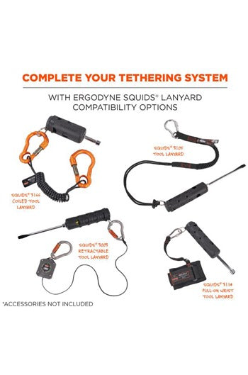 Ergodyne SQUIDS 3745 Tool Grip and Tether Attachment Point (2-pack)