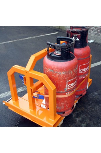 Fork Mounted Gas Bottle Carrier - Multi Bottle