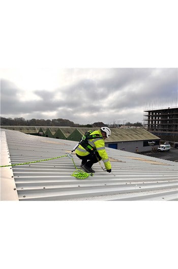 GFAC011 14mm Vertical Safety line with guided fall arrester