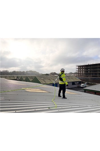 GFAC011 14mm Vertical Safety line with guided fall arrester