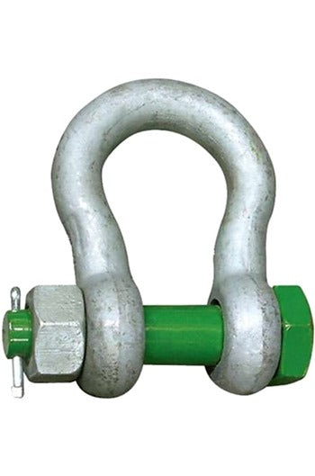 Green Pin® Shackles - Safety Pin Alloy Bow Shackle