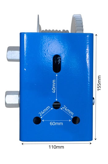 Hand Winch 2500LB C/W 7.6mtr Wire Rope