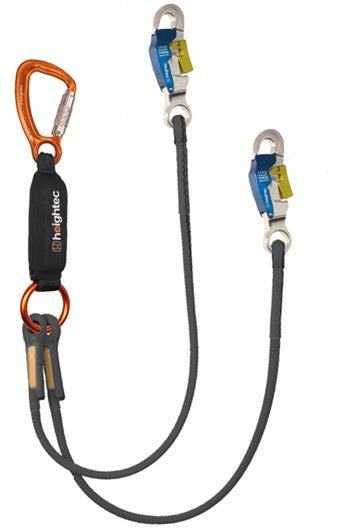 Heightec L2T150B ELITE 1.5mtr Twin STEPLOCK Lanyard